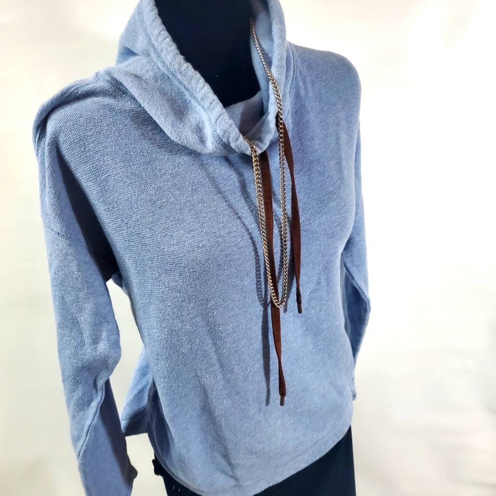 Chaps Women's Cowl Neck Drawstring Sweatshirt